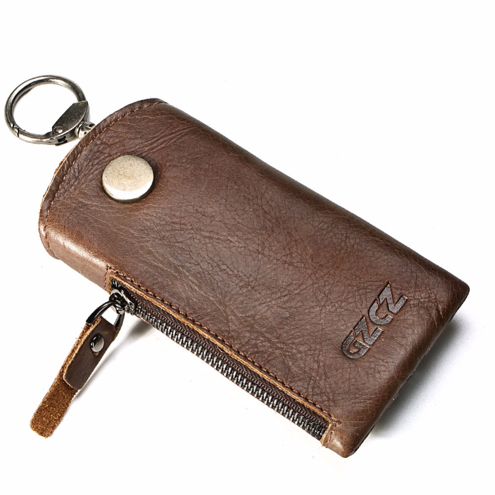 WA17B GZCZ Genuine Leather Key Wallet - RetailBD
