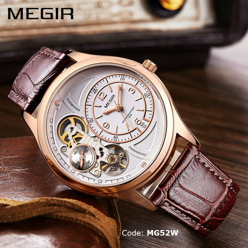 MG52W MEGIR Automatic + Quartz Watch - RetailBD