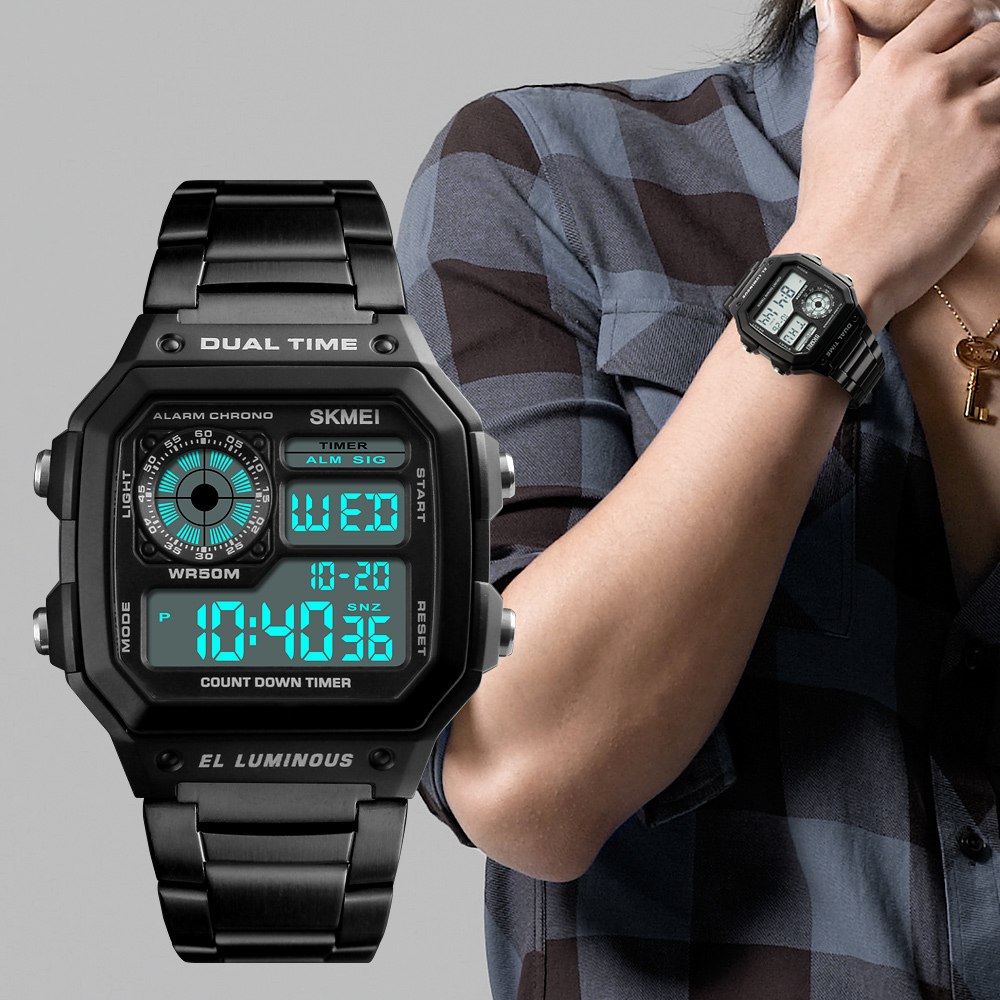 SK25K SKMEI  Waterproof Digital  Watch  for Men RetailBD