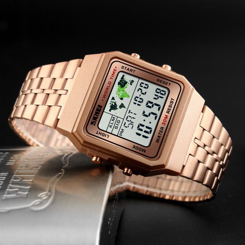 how to change time in skmei digital watch