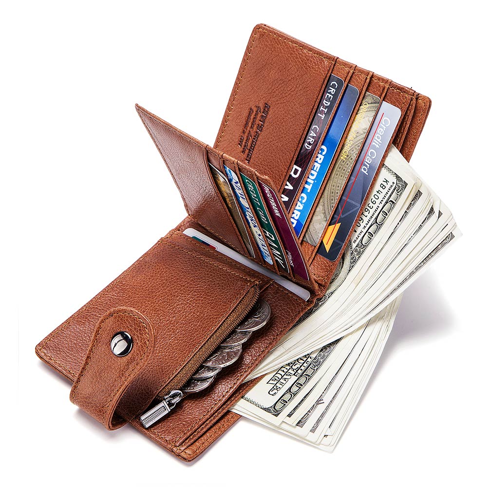 WA36N KAVIS Genuine Leather Clutch Wallet for Men - RetailBD