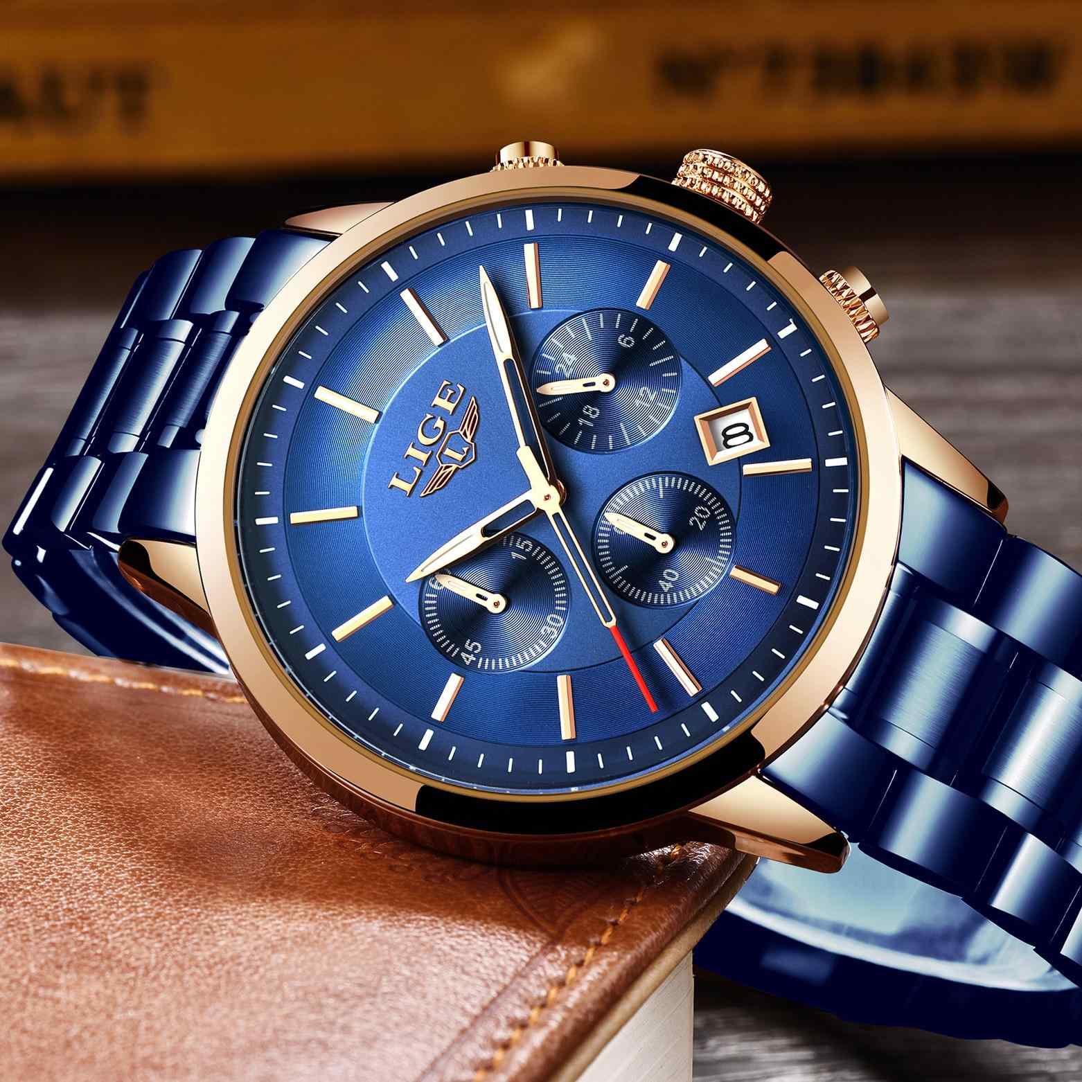 LG67E LIGE 9916 Fashion Chronograph Watch - RetailBD