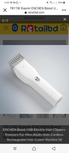 TR11W Xiaomi ENCHEN Boost USB Electric Hair Clippers Professional Trimmer photo review
