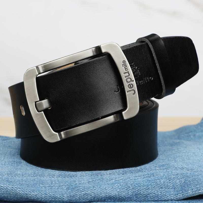 B122 Jepu Milo Genuine Leather Belt for Men - RetailBD