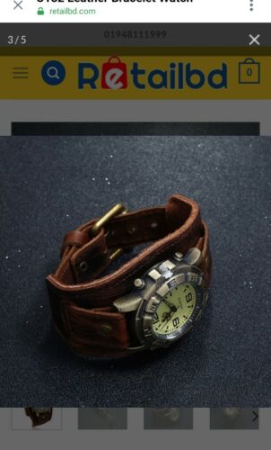 C182 Leather Bracelet Watch photo review