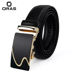 B640 Oras Genuine Leather Automatic Buckle Belt