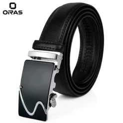 B641 Oras Genuine Leather Automatic Buckle Belt