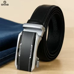 B648 Oras Genuine Leather Automatic Premium Buckle Belt