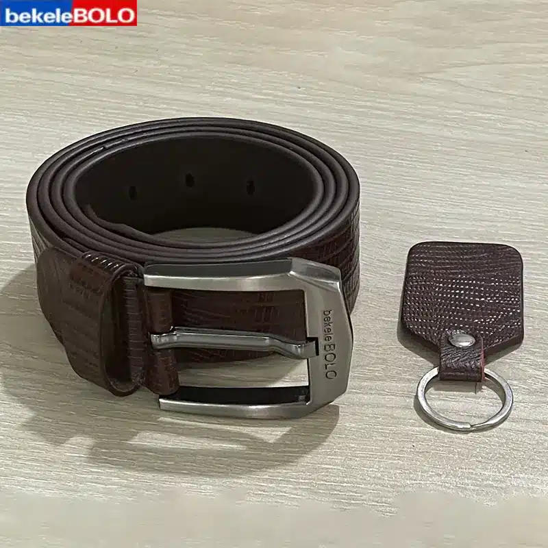B525 bekeleBOLO Genuine Leather Belt For Men - RetailBD