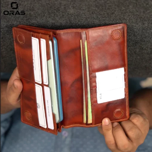 R1076 Dual Gadget Long Wallet For Cash Card And Phones - Image 8