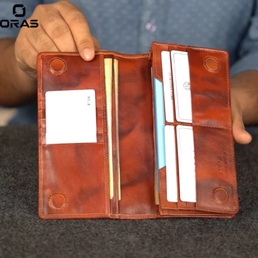 R1076 Dual Gadget Long Wallet For Cash Card And Phones - Image 3