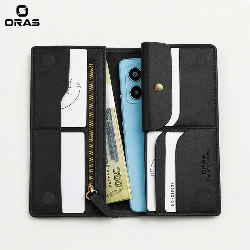 R1077 Multifunctional Magnetic Long Wallet - Image 2