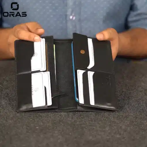 R1077 Multifunctional Magnetic Long Wallet