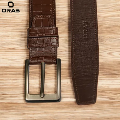 B667 ORAS Genuine Leather Belt for Men - Image 5