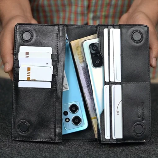 R1083 TRIPLE Gadget Long Wallet for Cash, Cards, and Phones