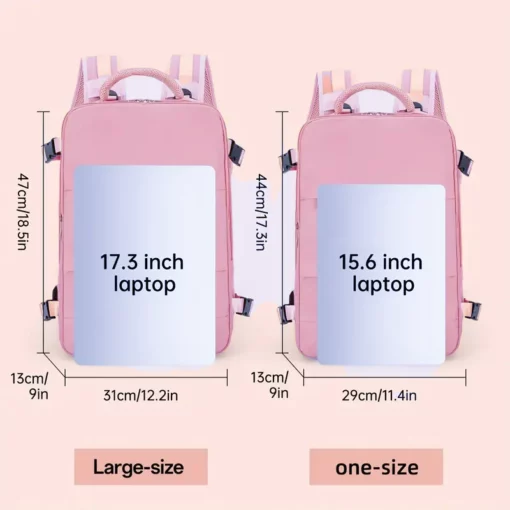 B1044 Expandable Large Capacity Backpack For Men And Women - Image 4