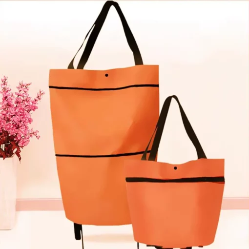 B1046 Foldable Shopping Bag with Wheels