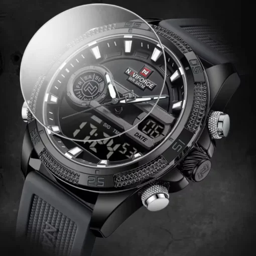 NV151 Naviforce 9223 Sports Dual Display Watch - Image 9
