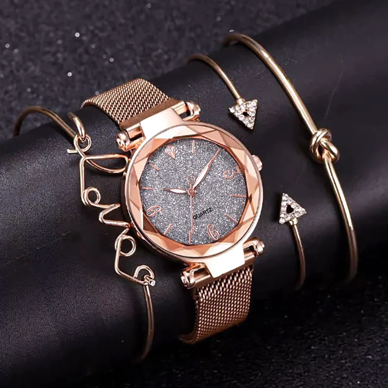 K1065 4PCS Luxury Watches Set for Women