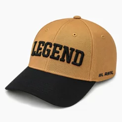 CP1192 Brown & Black Cap with LEGEND Ambrotary text