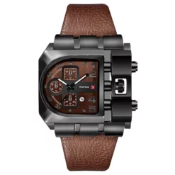 UM32 Never Stop Casual Leather Strap Sports Watch