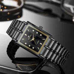 VV1010 Luxury VA VA VOOM 2521 Rectangle Dial Watches for Women