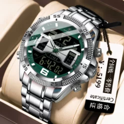 K1111 POEDAGAR E103 Dual Display Luxury Sports Watch