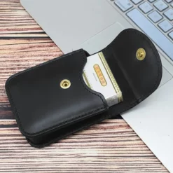R1097 Stylish Genuine Leather Belt Pouch – Cigarette, Cash & Card Holder
