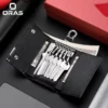R1098 ORAS Genuine Leather Key Bag Business Wallet