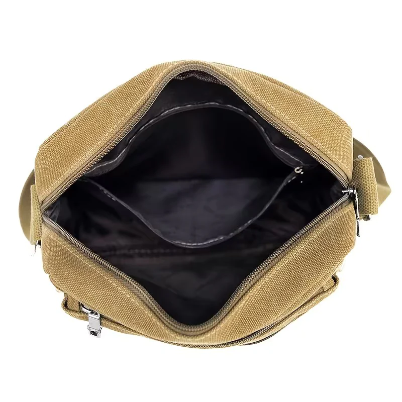 B1060 Premium Canvas Crossbody Sling Bag - Image 4