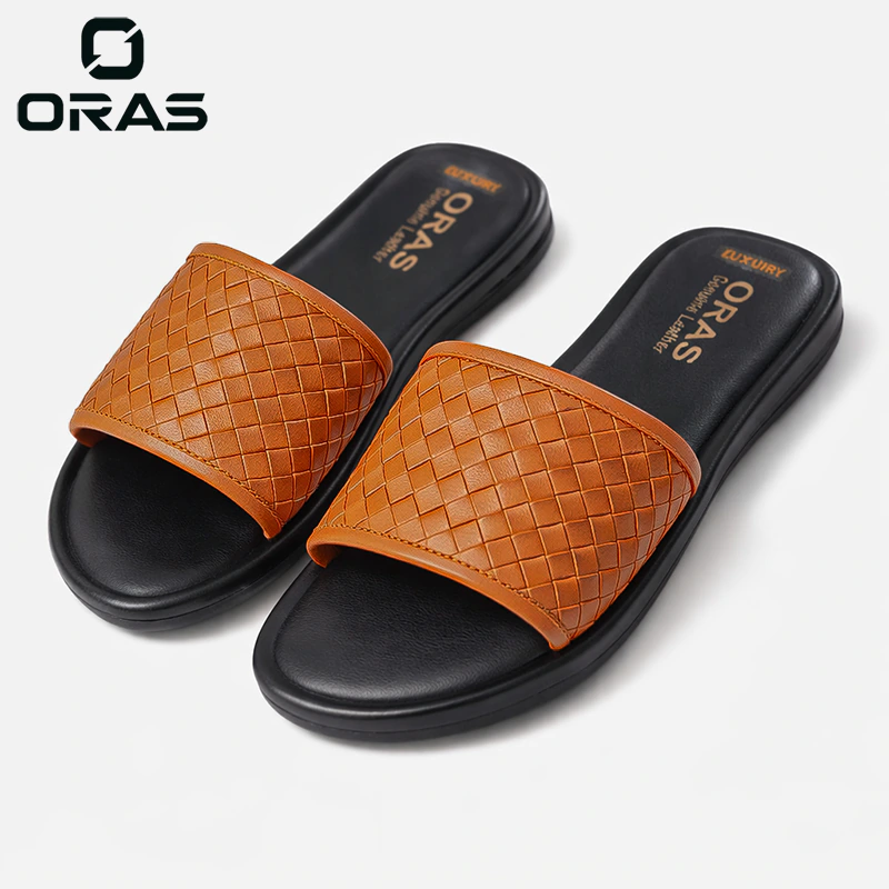 Z3010 ORAS Handmade Genuine Leather Premium Slipper - Image 6