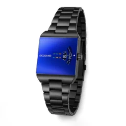 K1162 BOSME Luxury Stainless Steel Black Watch For Men