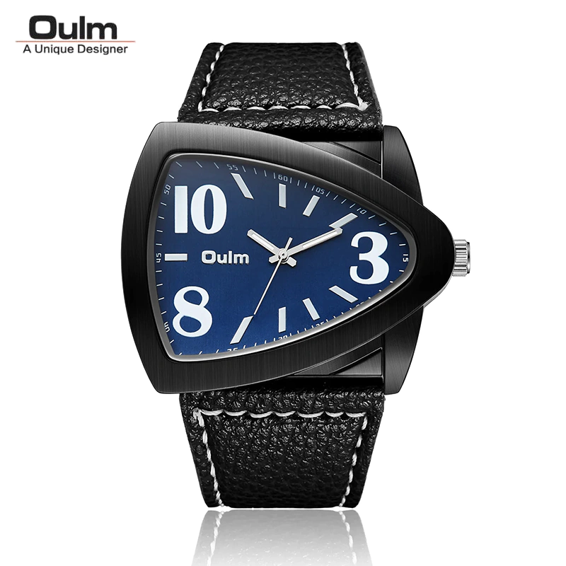 UM34 Oulm Big Dial Unique Triangle Watch - Image 4