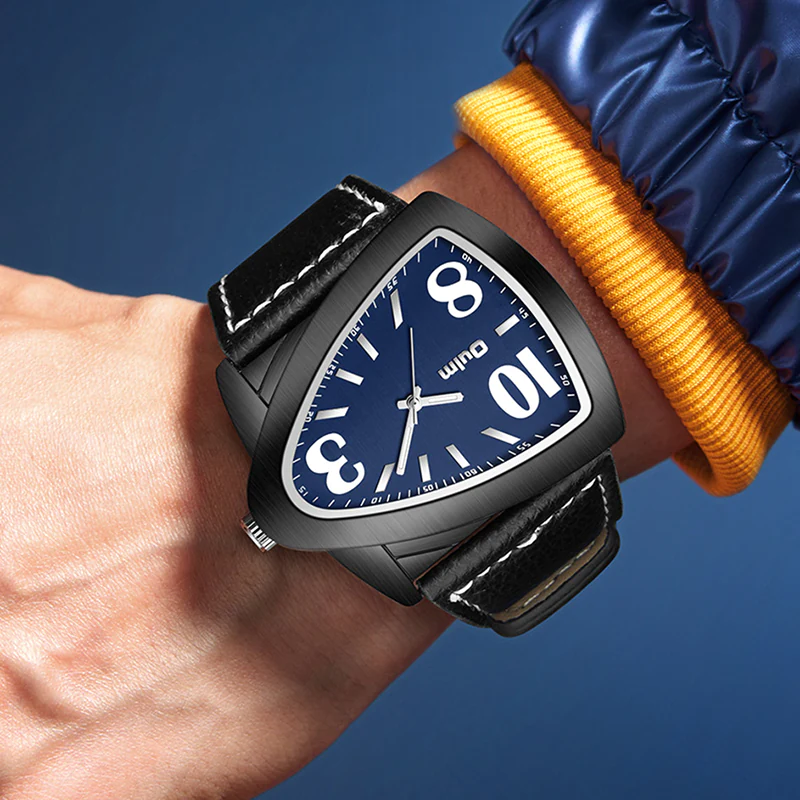 UM34 Oulm Big Dial Unique Triangle Watch - Image 2