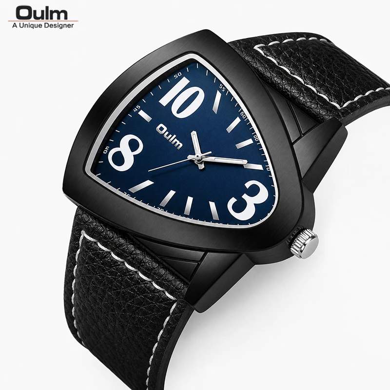 UM34 Oulm Big Dial Unique Triangle Watch - Image 5