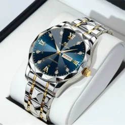 VV1011 Men's Luxury VA VA VOOM 2733 Stainless Steel Quartz Watch