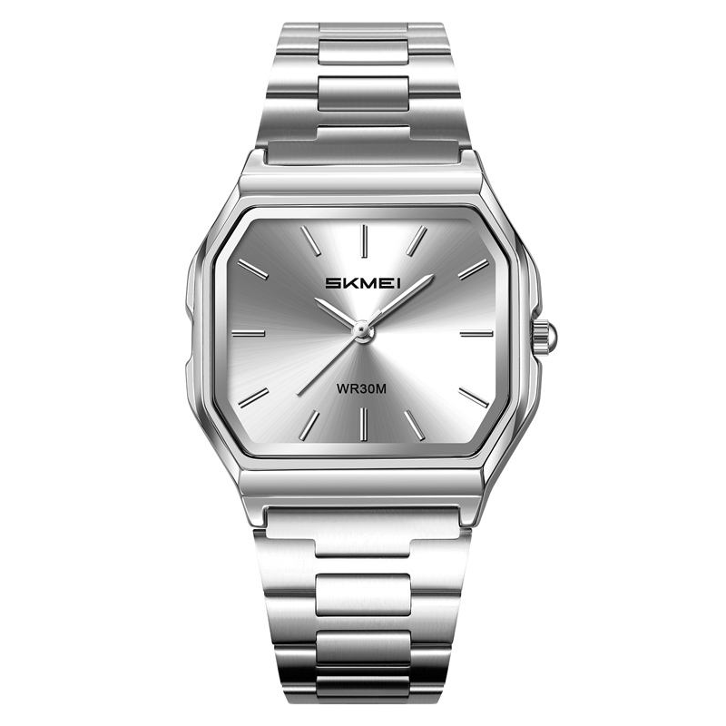 SK116 SKMEI Silver Stainless Steel Quartz Watch for Men