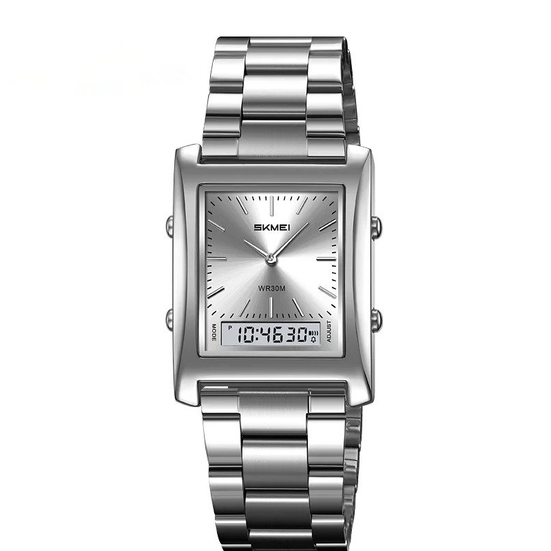 SK123 SKMEI Compact Square Dual Display Watch