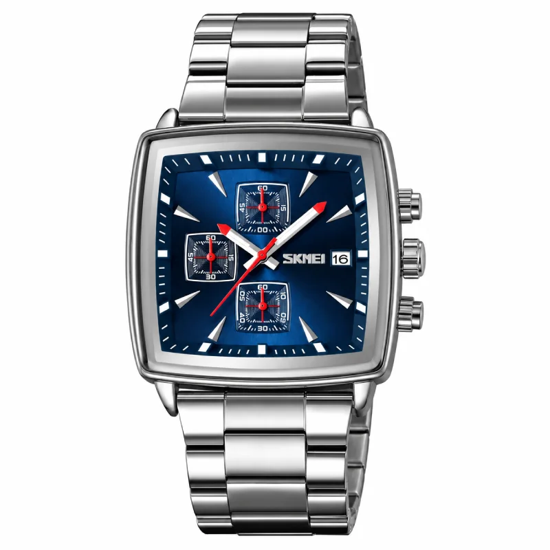 SK128 SKMEI Premium Stainless Steel Chronograph Watch